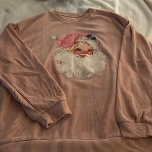 Santa sweatshirt. Never worn. XL